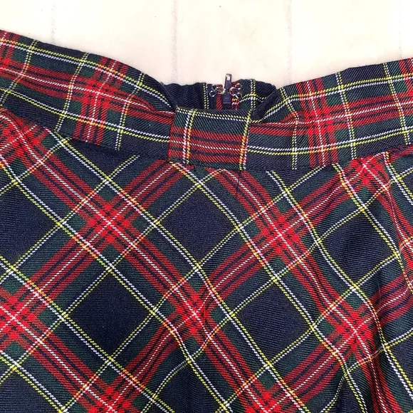 Modcloth Blue and Red Midi A-line Skirt - Picture 3 of 12